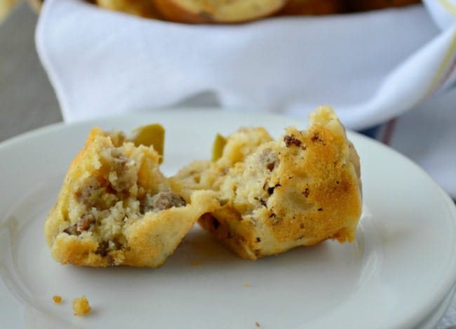 Sausage and Cheese Muffins