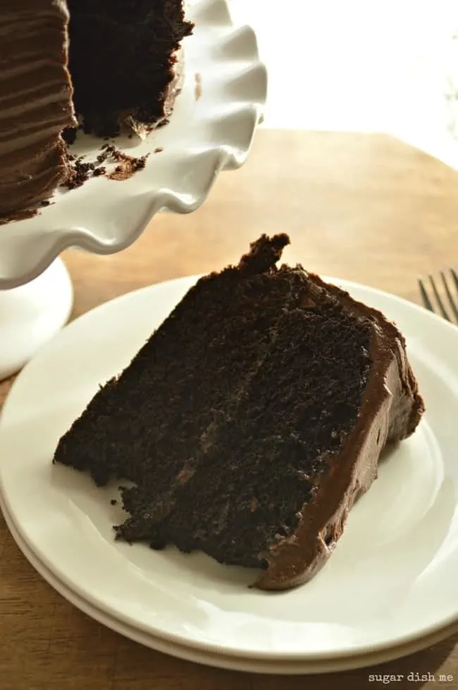 The Best Sour Cream Fudge Cake