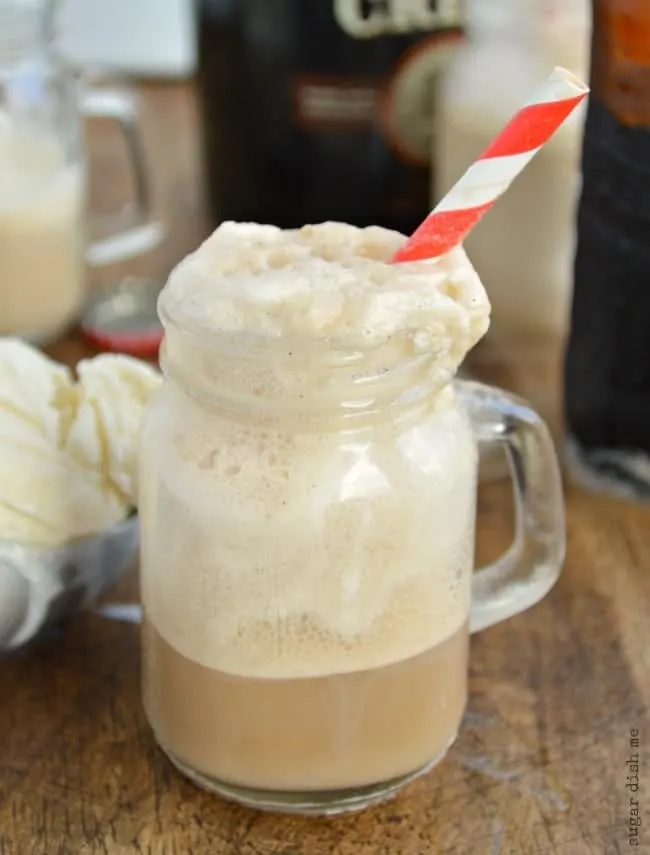 Bourbon Cream Root Beer Floats