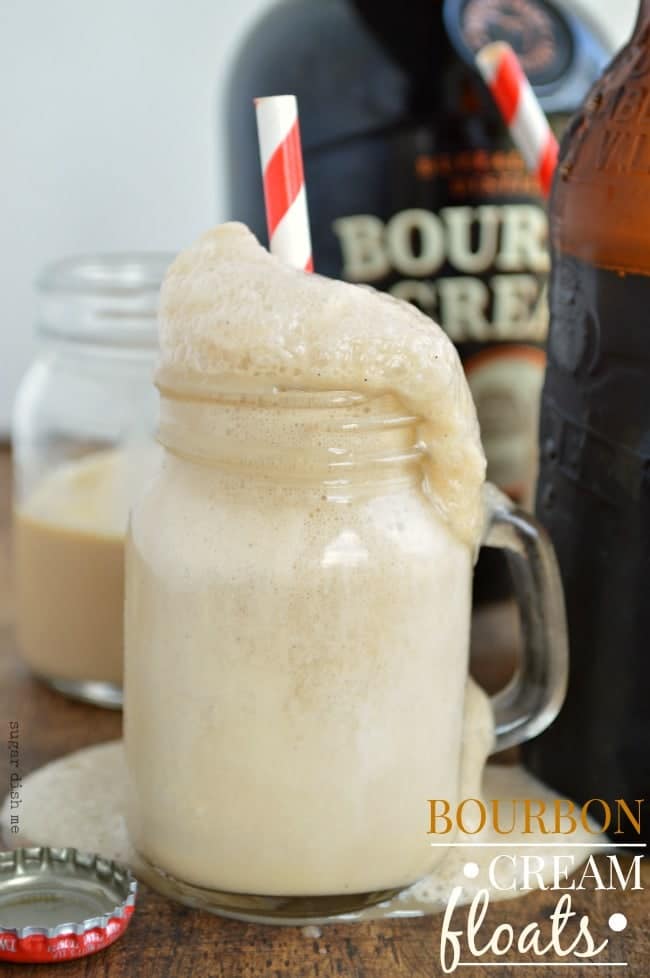 Bourbon Cream Floats