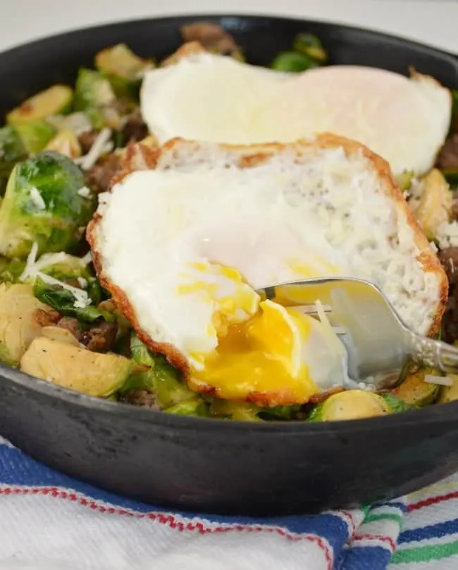 Brussels Sprout and Sausage Hash Recipe