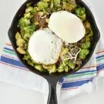 Quick and Easy Brussels Sprout Hash