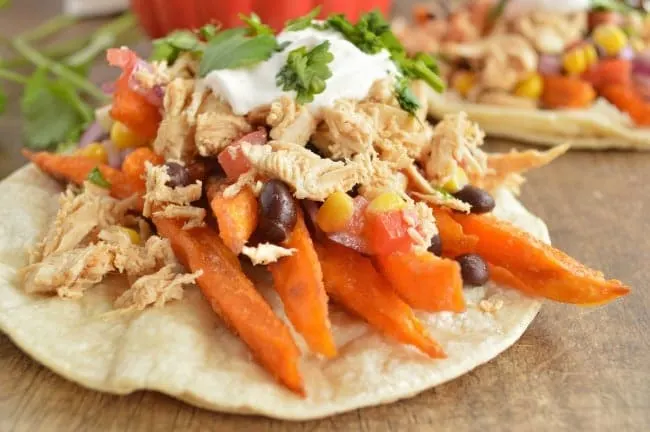 Sweet Potato and Chicken Tacos Recipe