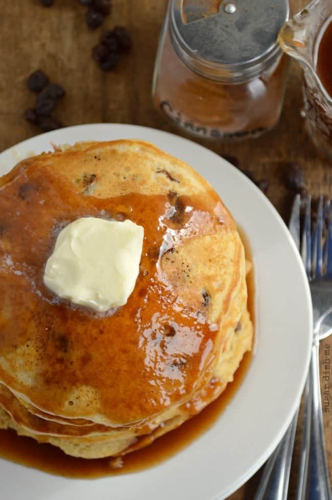 Cinnamon Raisin Pancake Recipe