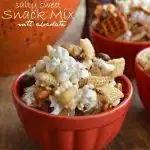 Salty Sweet Snack Mix with Chocolate