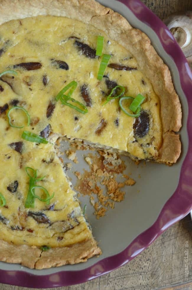 Mushroom Quiche Recipe