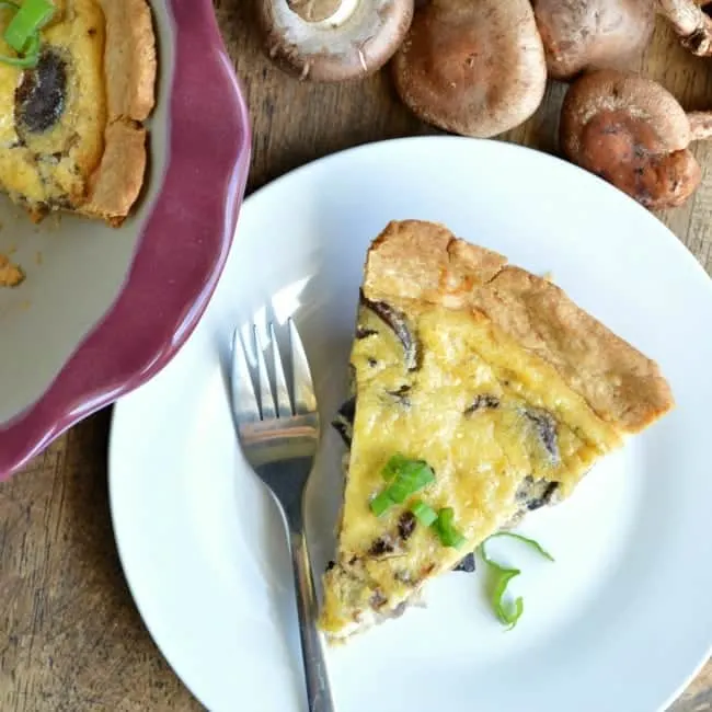 Easy Mushroom Quiche