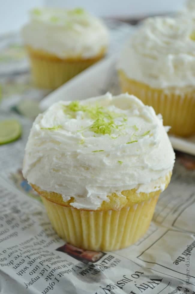 Tequila Lime Cupcakes with Margarita Buttercream