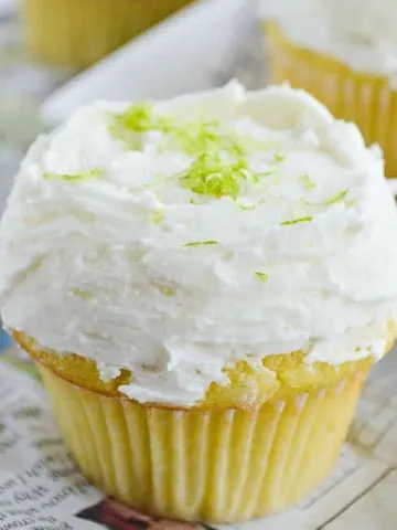 Tequila Lime Cupcakes with Margarita Buttercream