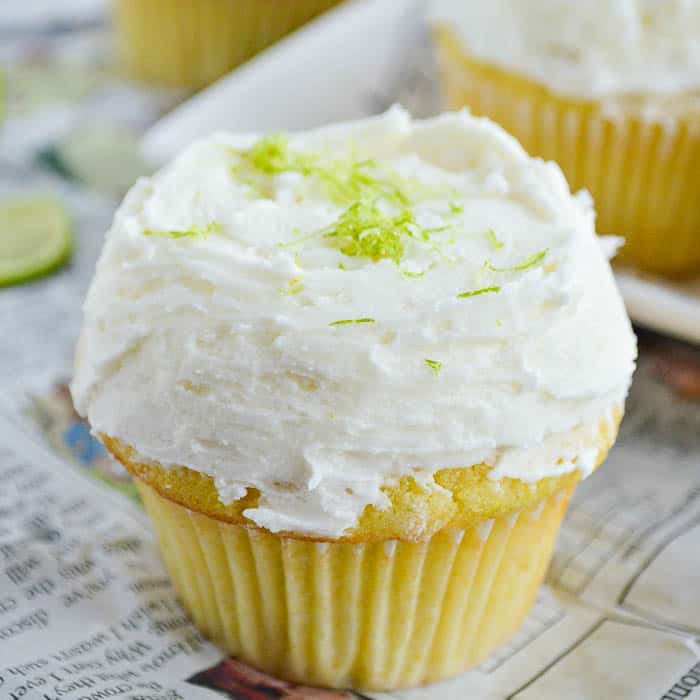 Tequila Lime Cupcakes with Margarita Buttercream