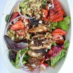 Balsamic Chicken and Strawberry Salad