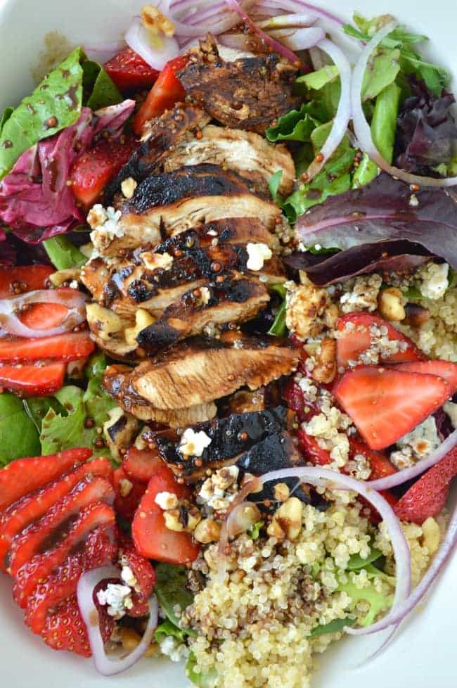 Strawberry Salad with Balsamic Vinaigrette Recipe