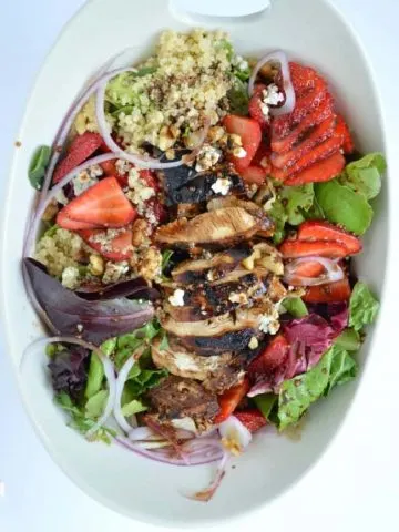 Balsamic Chicken and Strawberry Salad