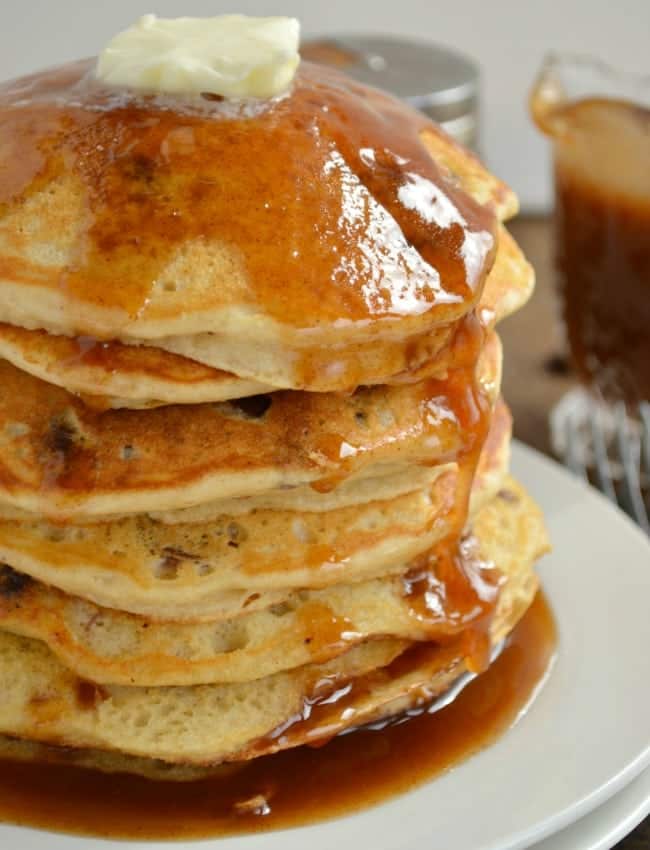 Pancakes with Cinnamon Syrup