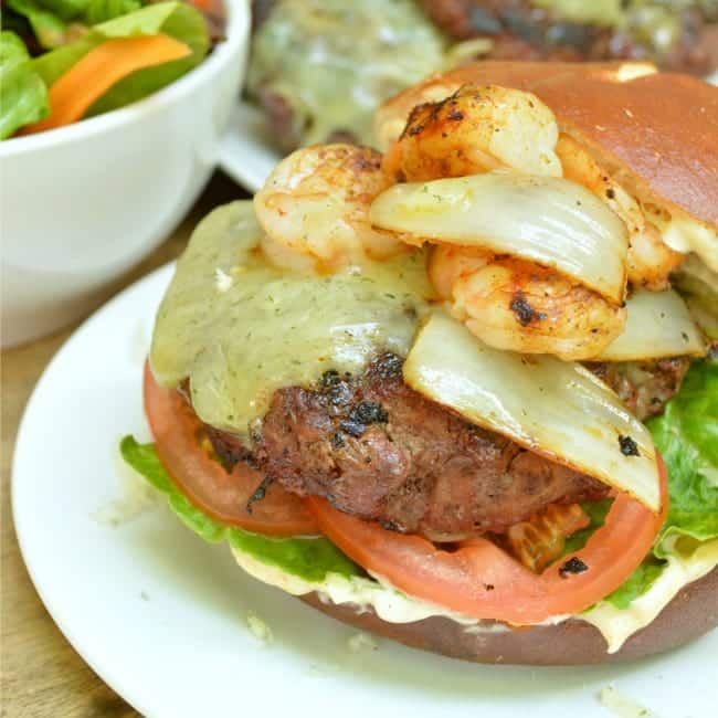 Honey Habanero Surf n Turf Burger Recipe