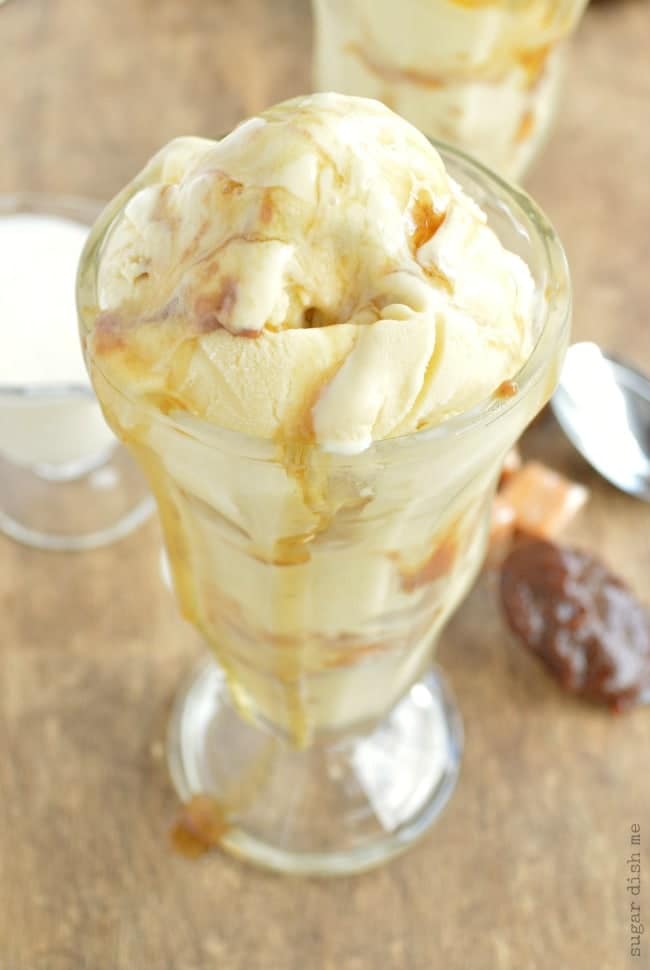 Sweet Cream Apple Butter Ice Cream