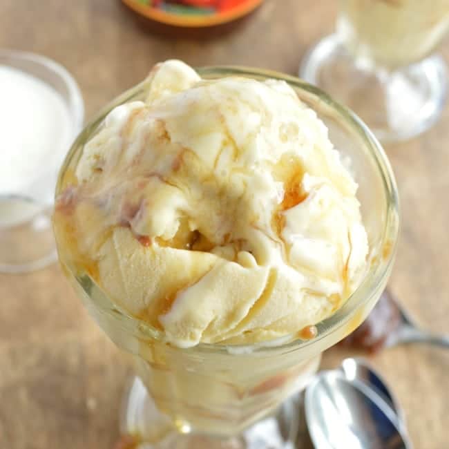 The Best Sweet Cream Ice Cream Recipe with Apple Butter