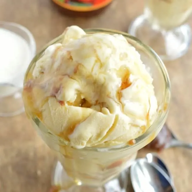 The Best Sweet Cream Ice Cream Recipe with Apple Butter