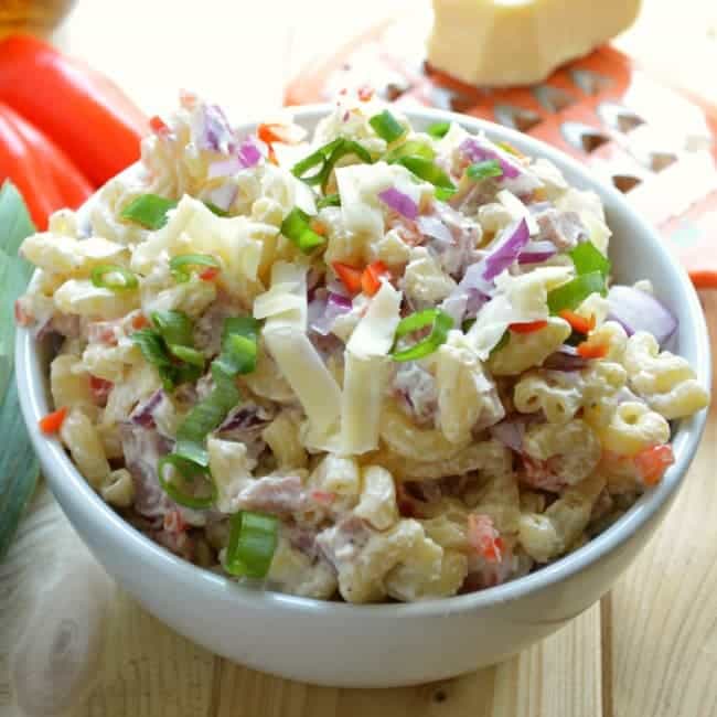 Ham and Cheese Pasta Salad Recipe