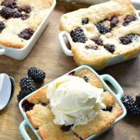 The Easiest Blackberry Cobbler
