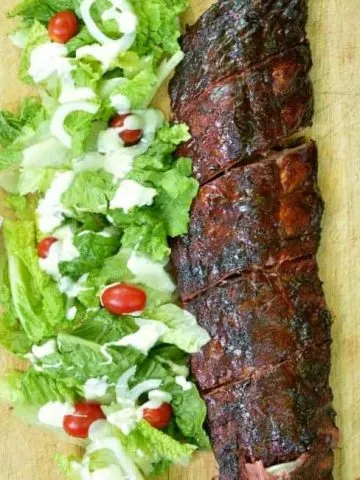 Slow Smoked Raspberry Chipotle Ribs