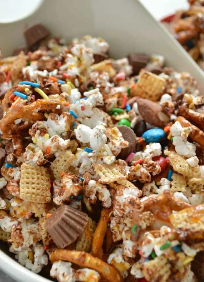 Loaded Candy Bar Popcorn Recipe