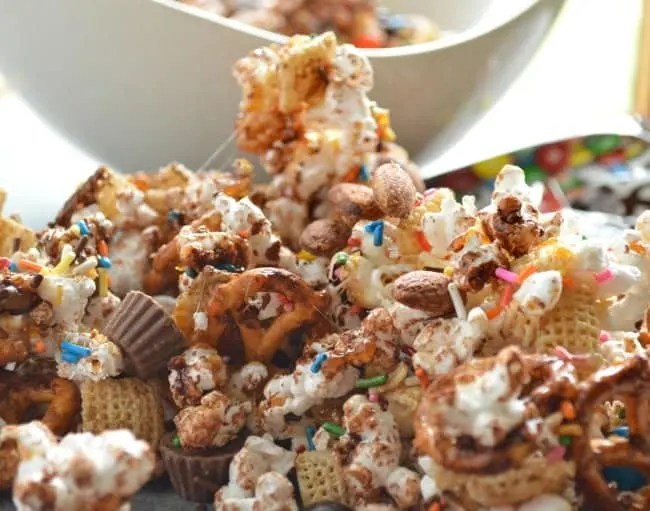Popcorn Snack Mix Recipe