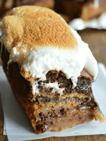 Slutty S'mores Oreo Brownies