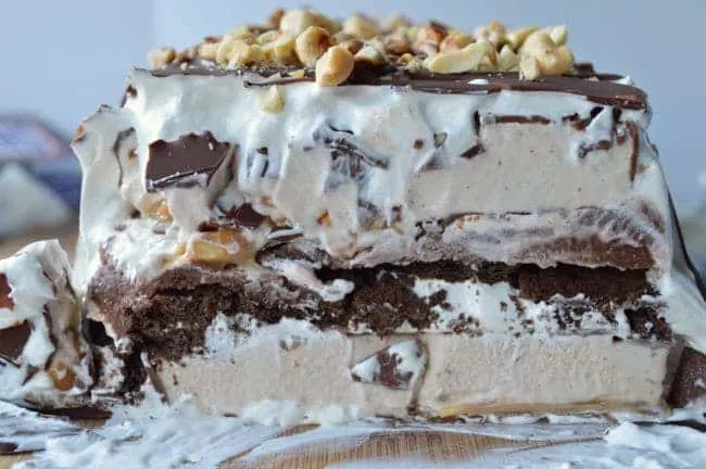 Snickers Ice Box Cake