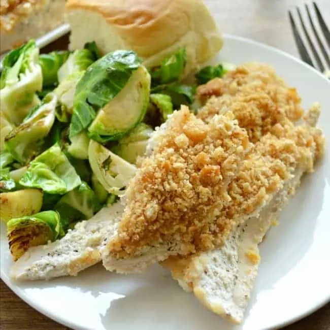 Sour Cream baked Chicken with Ritz Topping