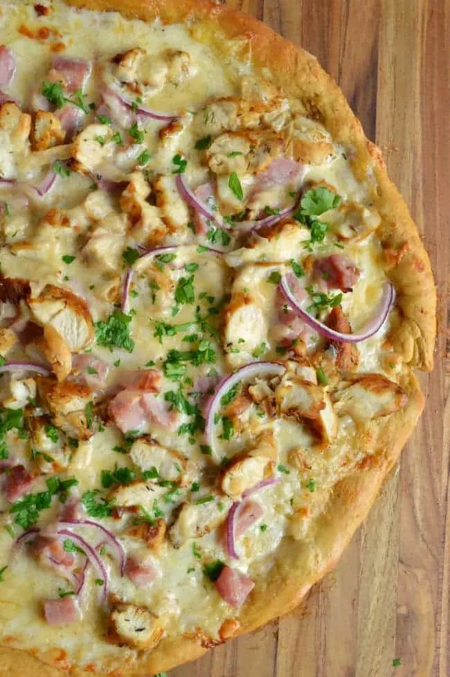 Chicken Cordon Blue Pizza Recipe