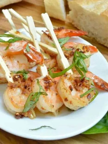 Garlic Shrimp Square