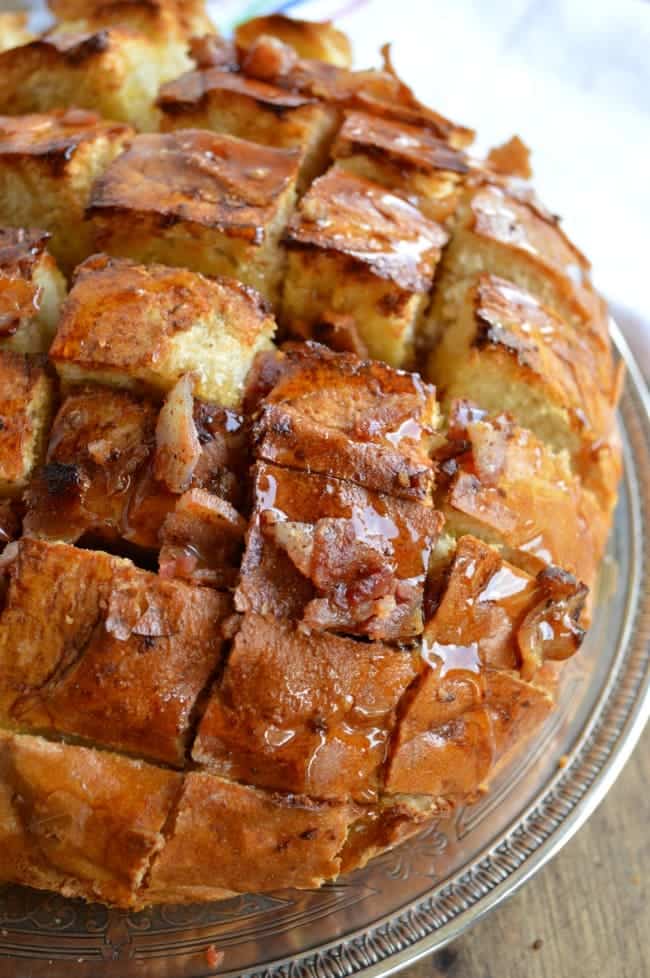 French Toast Pull Apart Bread