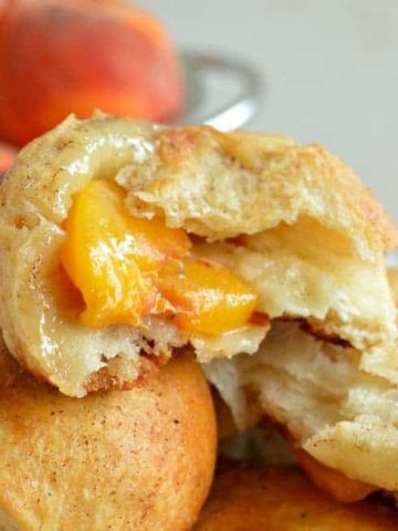 Peach Pie Stuffed Biscuit Recipe