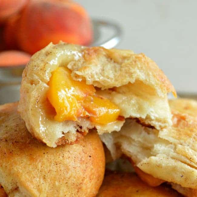Peach Pie Stuffed Biscuit Recipe