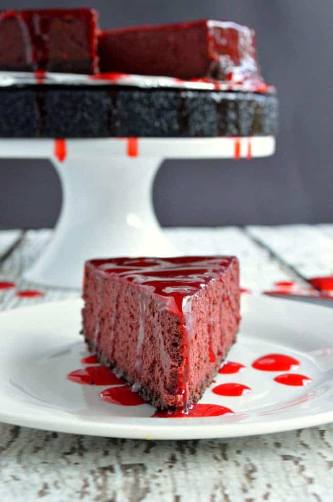 Bloody Halloween Cheesecake