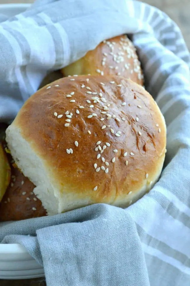 Homemade Brioche Burger Bun Recipe