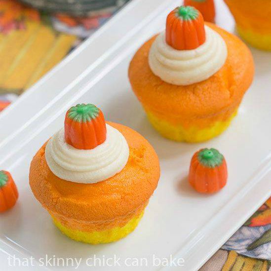 Permalink to: Liz's Candy Corn Cupcakes