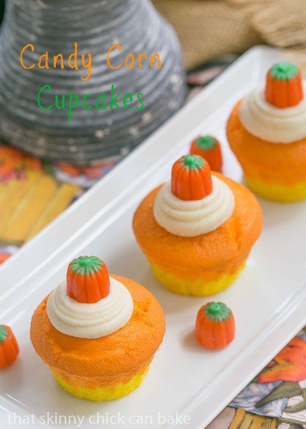 Candy Corn Cupcakes