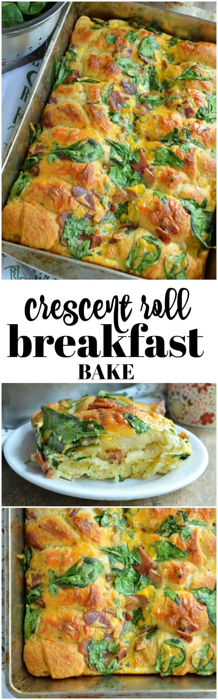 Crescent Roll Breakfast Bake - Sugar Dish Me
