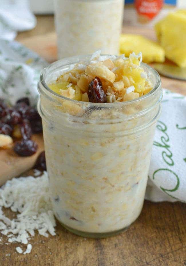 Hawaiian Overnight Oats Recipe