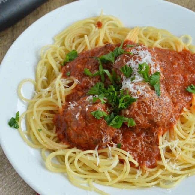 Permalink to: Be All End All Slow Cooker Meatballs