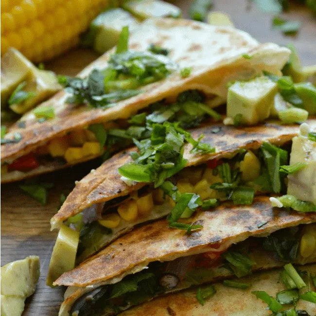 Easy Vegetarian Quesadillas