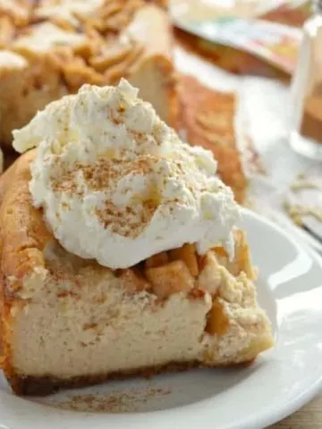 Peanut Butter Apple Cheesecake