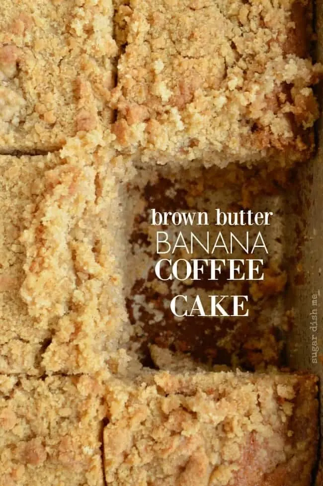 Brown Butter Banana Coffee Cake recipe