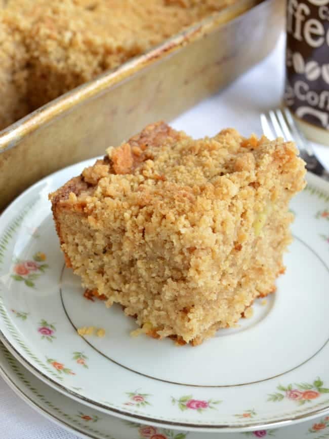Brown Butter Coffee Cake with Brown Sugar Cinnamon Topping