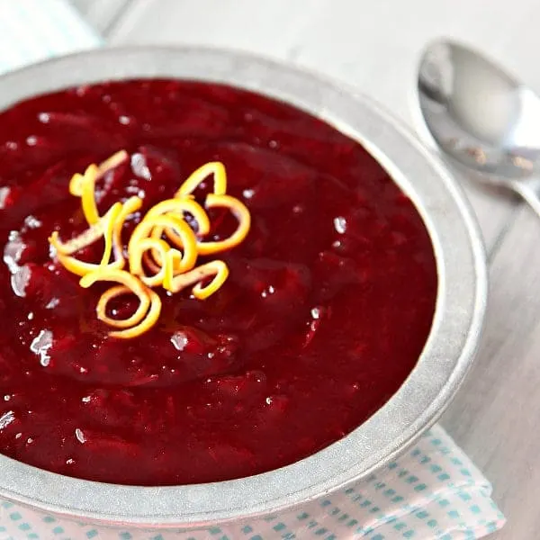 Homemade Orange Cider Cranberry Sauce - Snappy Gourmet