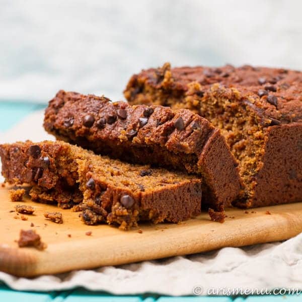 Pumpkin Ricotta Chocolate Chip Bread - Ari's Menu