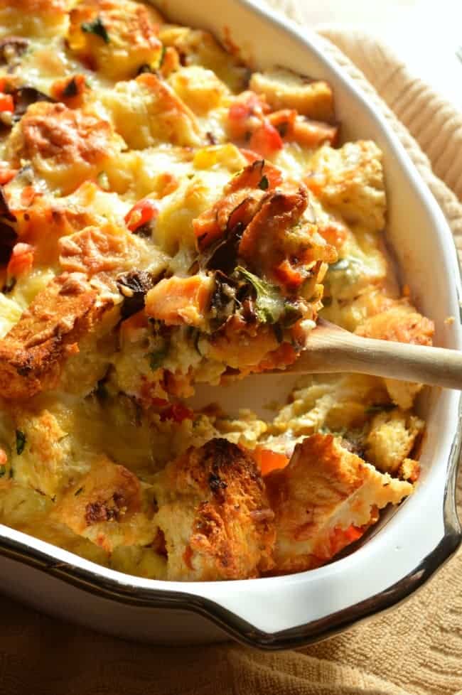 Strata with Sweet Potatoes