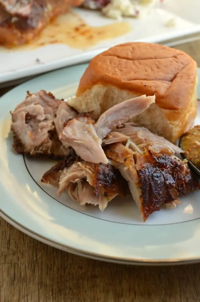 Low and Slow Oven Cooked Boston Butt with Mustard